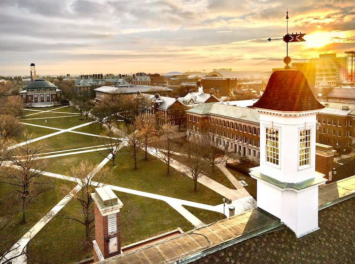 Illini Union roof view